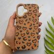 قاب گوشی iPhone 17 آیفون مخملی پلنگی Leopard ایربگ دار کد 157612