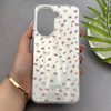 قاب گوشی Redmi A5 - Poco C71 شیائومی فانتزی براق IMD لیزری لاکچری سخت HARD دکمه کرومی طرح گل و پاپیون کد 159028