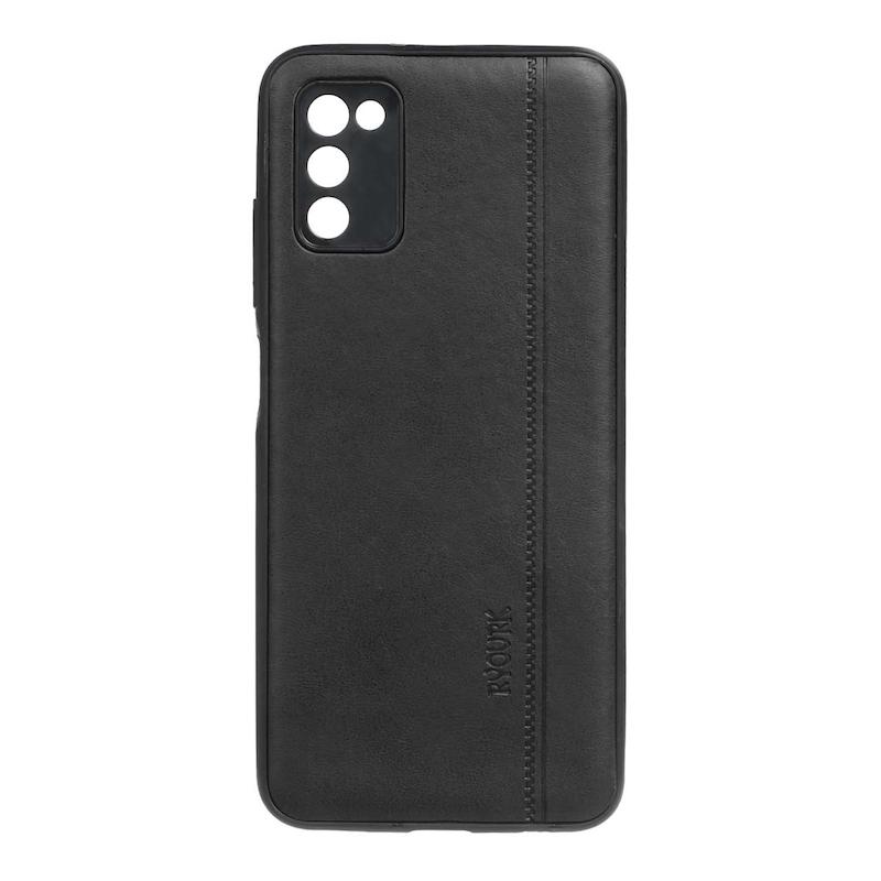 قاب گوشی Galaxy A02S - A03S سامسونگ ژله ای چرمی ساده Ryourk مشکی کد 159823