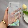 قاب گوشی Galaxy A05 سامسونگ اکلیلی شفاف لاکچری محافظ لنزدار طرح پروانه کد 160615
