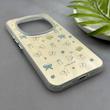 قاب گوشی Redmi Note 15 Pro Plus شیائومی فانتزی براق IMD لیزری لاکچری سخت HARD دکمه کرومی طرح گل و پروانه کد 159063