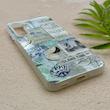 قاب گوشی Galaxy A16 سامسونگ HARD فانتزی دکمه کرومی لنز برجسته دورمات طرح جزیره کیوت کد 158646