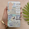 قاب گوشی Galaxy A17 سامسونگ HARD فانتزی دکمه کرومی لنز برجسته دورمات طرح جزیره کیوت کد 158652