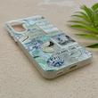 قاب گوشی Galaxy A36 سامسونگ HARD فانتزی دکمه کرومی لنز برجسته دورمات طرح جزیره کیوت کد 158666