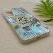 قاب گوشی Galaxy A37 سامسونگ HARD فانتزی دکمه کرومی لنز برجسته دورمات طرح ساحل کیوت کد 158675