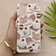قاب گوشی Galaxy A51 سامسونگ HARD فانتزی دکمه کرومی لنز برجسته دورمات طرح مطالعه کیوت کد 158685