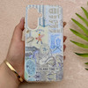 قاب گوشی Galaxy A56 سامسونگ HARD فانتزی دکمه کرومی لنز برجسته دورمات طرح جزیره کیوت کد 158714