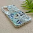 قاب گوشی Galaxy A57 سامسونگ HARD فانتزی دکمه کرومی لنز برجسته دورمات طرح جزیره کیوت کد 158726