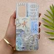 قاب گوشی Galaxy A32 4G سامسونگ HARD فانتزی دکمه کرومی لنز برجسته دورمات طرح جزیره کیوت کد 158749