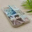 قاب گوشی iPhone 13 - iPhone 14 آیفون HARD فانتزی دکمه کرومی لنز برجسته دورمات طرح دریا کیوت کد 158790