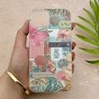 قاب گوشی iPhone 13 - iPhone 14 آیفون HARD فانتزی دکمه کرومی لنز برجسته دورمات طرح صدف کیوت کد 158791