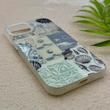 قاب گوشی iPhone 13 - iPhone 14 آیفون HARD فانتزی دکمه کرومی لنز برجسته دورمات طرح صدف کیوت کد 158792