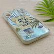 قاب گوشی iPhone X - XS آیفون HARD فانتزی دکمه کرومی لنز برجسته دورمات طرح ساحل کیوت کد 158806