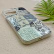 قاب گوشی iPhone 13 Pro Max آیفون HARD فانتزی دکمه کرومی لنز برجسته دورمات طرح صدف کیوت کد 158814