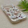قاب گوشی iPhone 17 Pro Max آیفون HARD فانتزی دکمه کرومی لنز برجسته دورمات طرح مطالعه کیوت کد 158836