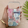 قاب گوشی iPhone 17 Pro آیفون HARD فانتزی دکمه کرومی لنز برجسته دورمات طرح صدف کیوت کد 158839
