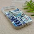 قاب گوشی iPhone 17 Pro آیفون HARD فانتزی دکمه کرومی لنز برجسته دورمات طرح دریا کیوت کد 158840