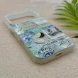 قاب گوشی iPhone 17 Pro آیفون HARD فانتزی دکمه کرومی لنز برجسته دورمات طرح جزیره کیوت کد 158845