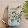 قاب گوشی iPhone 17 Pro آیفون HARD فانتزی دکمه کرومی لنز برجسته دورمات طرح ساحل کیوت کد 158846