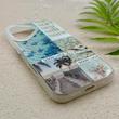 قاب گوشی iPhone 16 آیفون HARD فانتزی دکمه کرومی لنز برجسته دورمات طرح دریا کیوت کد 158860