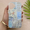 قاب گوشی iPhone 16 آیفون HARD فانتزی دکمه کرومی لنز برجسته دورمات طرح جزیره کیوت کد 158861
