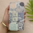 قاب گوشی iPhone 11 آیفون HARD فانتزی دکمه کرومی لنز برجسته دورمات طرح صدف دریایی کیوت کد 158873