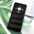 قاب گوشی Honor X9B آنر سیلیکون ژله ای پافر PC زیر بسته محافظ لنز دار مشکی کد 99491