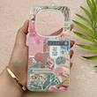 قاب گوشی Redmi Note 15 Pro 4G شیائومی HARD فانتزی دکمه کرومی لنز برجسته دورمات طرح صدف دریایی کیوت کد E34-158932