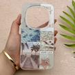 قاب گوشی Redmi Note 15 Pro Plus شیائومی HARD فانتزی دکمه کرومی لنز برجسته دورمات طرح دریا کیوت کد 158937