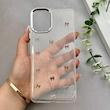 قاب گوشی Galaxy A06 - A07 سامسونگ رزینی برجسته اکلیلی Luxury لنز کرومی فانتزی پاپیونی کد 157397