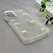 قاب گوشی Galaxy A17 سامسونگ رزینی برجسته اکلیلی Luxury لنز کرومی فانتزی پروانه کد 157400