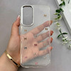 قاب گوشی Galaxy A16 سامسونگ رزینی برجسته اکلیلی Luxury لنز کرومی فانتزی پاپیونی کد 157403