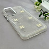 قاب گوشی Galaxy A36 سامسونگ رزینی برجسته اکلیلی Luxury لنز کرومی فانتزی پروانه کد 157405