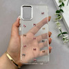 قاب گوشی Galaxy A51 سامسونگ رزینی برجسته اکلیلی Luxury لنز کرومی فانتزی پاپیونی کد 157409