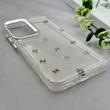 قاب گوشی Galaxy A56 سامسونگ رزینی برجسته اکلیلی Luxury لنز کرومی فانتزی پاپیونی کد 157410