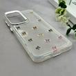 قاب گوشی Galaxy A57 سامسونگ رزینی برجسته اکلیلی Luxury لنز کرومی فانتزی پاپیونی کد 157416