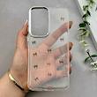 قاب گوشی Galaxy A57 سامسونگ رزینی برجسته اکلیلی Luxury لنز کرومی فانتزی پاپیونی کد 157416