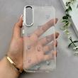 قاب گوشی Galaxy A30S - A50S - A50 سامسونگ رزینی برجسته اکلیلی Luxury لنز کرومی فانتزی پروانه کد 157418