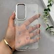 قاب گوشی Galaxy S24 FE سامسونگ رزینی برجسته اکلیلی Luxury لنز کرومی فانتزی پروانه کد 157426