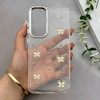 قاب گوشی Galaxy S25 FE سامسونگ رزینی برجسته اکلیلی Luxury لنز کرومی فانتزی پروانه کد 157427