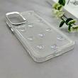 قاب گوشی Galaxy S25 FE سامسونگ رزینی برجسته اکلیلی Luxury لنز کرومی فانتزی پروانه کد 157428