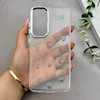 قاب گوشی Galaxy S25 FE سامسونگ رزینی برجسته اکلیلی Luxury لنز کرومی فانتزی پروانه کد 157428