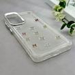 قاب گوشی Galaxy S25 FE سامسونگ رزینی برجسته اکلیلی Luxury لنز کرومی فانتزی پاپیونی کد 157429