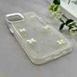 قاب گوشی iPhone 13 - iPhone 14 آیفون رزینی برجسته اکلیلی Luxury لنز کرومی فانتزی پروانه کد 157433