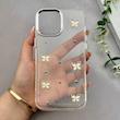 قاب گوشی iPhone 13 Pro Max آیفون رزینی برجسته اکلیلی Luxury لنز کرومی فانتزی پروانه کد 157435
