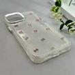 قاب گوشی iPhone 13 Pro Max آیفون رزینی برجسته اکلیلی Luxury لنز کرومی فانتزی پاپیونی کد 157437