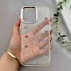 قاب گوشی iPhone 16 Pro Max آیفون رزینی برجسته اکلیلی Luxury لنز کرومی فانتزی پاپیونی کد 157439