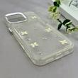 قاب گوشی iPhone 16 Pro Max آیفون رزینی برجسته اکلیلی Luxury لنز کرومی فانتزی پروانه کد 157442