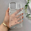 قاب گوشی iPhone 17 Pro Max آیفون رزینی برجسته اکلیلی Luxury لنز کرومی فانتزی پاپیونی کد 157446
