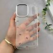 قاب گوشی iPhone 17 Pro Max آیفون رزینی برجسته اکلیلی Luxury لنز کرومی فانتزی پاپیونی کد 157446